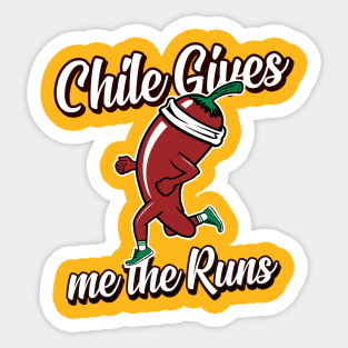 Chile Run Sticker